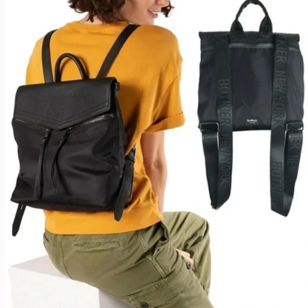 Botkier Black Trigger Backpack Vegan Leather.
NWT